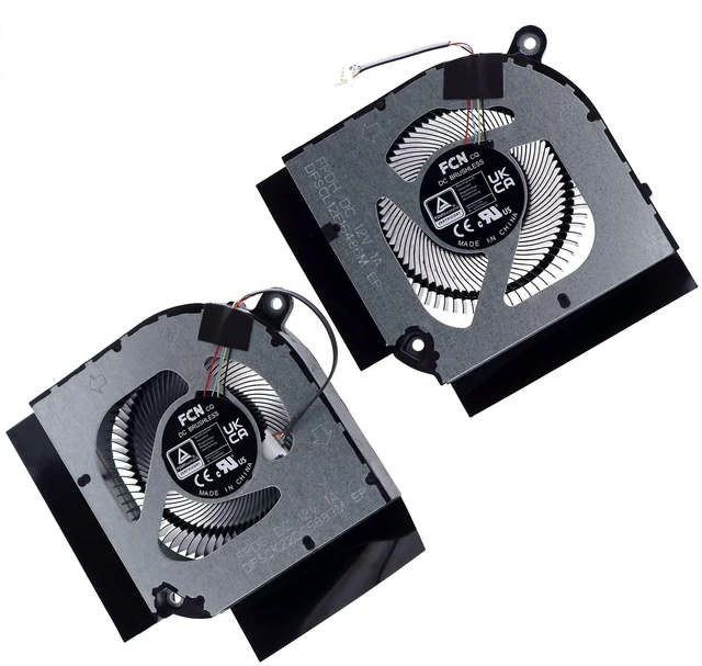 Alt view image 6 of 10 - Deal4GO CPU Cooling Fan w/GPU Cooler Fan 23.QFJN2.001 Replacement for Acer Nitro 5 AN515-58 AN517-55 PH317-55 AN515-58-7583 AN515-58-525P