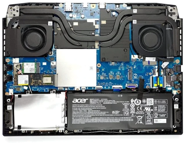 Alt view image 8 of 10 - Deal4GO CPU Cooling Fan w/GPU Cooler Fan 23.QFJN2.001 Replacement for Acer Nitro 5 AN515-58 AN517-55 PH317-55 AN515-58-7583 AN515-58-525P