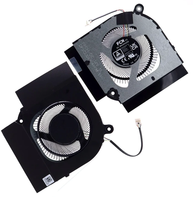 Alt view image 9 of 10 - Deal4GO CPU Cooling Fan w/GPU Cooler Fan 23.QFJN2.001 Replacement for Acer Nitro 5 AN515-58 AN517-55 PH317-55 AN515-58-7583 AN515-58-525P