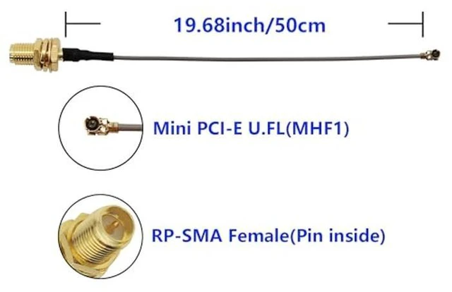 Alt view image 9 of 10 - External Bluetooth Antenna Kit for Mac Pro 2006~2012