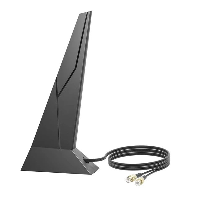 Alt view image 6 of 10 - WiFi 7 Antenna Magnetic Base New Interface for MSI MAG B850 Tomahawk MAX, B850 Gaming Plus, MAG B860M Mortar, PRO B860M-A B840 Gaming WIFI6E Wi-Fi 7 Motherboard PC Desktop Computer Antennas Black