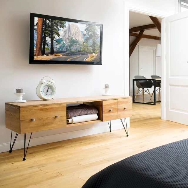 Alt view image 7 of 10 - Mount-It! Small TV Wall Mount with Quick Release ^^ Fits 13-32 Inch Screens ^^ Low-Profile Slim Design ^^ Tilting VESA Wall Mount 75x75 & 100x100 ^^ RV & Office Compatible ^^ 30lb Capacity