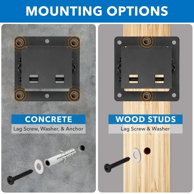 Alt view image 9 of 10 - Mount-It! Small TV Wall Mount with Quick Release ^^ Fits 13-32 Inch Screens ^^ Low-Profile Slim Design ^^ Tilting VESA Wall Mount 75x75 & 100x100 ^^ RV & Office Compatible ^^ 30lb Capacity