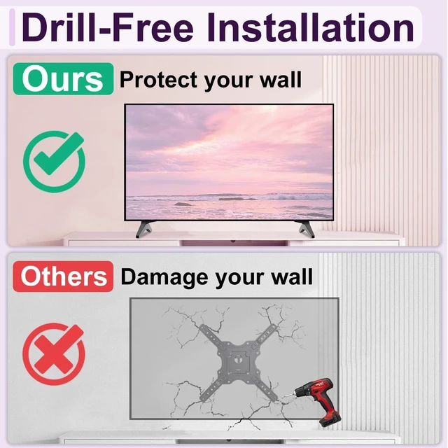 Alt view image 10 of 10 - 60 65 Inch 60UQ/65UQ Series TV Stand for LG TV Legs for 60UQ7900PSB 60UQ8000PSB 60UQ9000PSA 65UQ7400PSF 65UQ7500PSF 65UQ7900PSB 65UQ7950PSB 65UQ8000PSB 65UQ8050PSB Replacement Legs for LG TV wr Screw