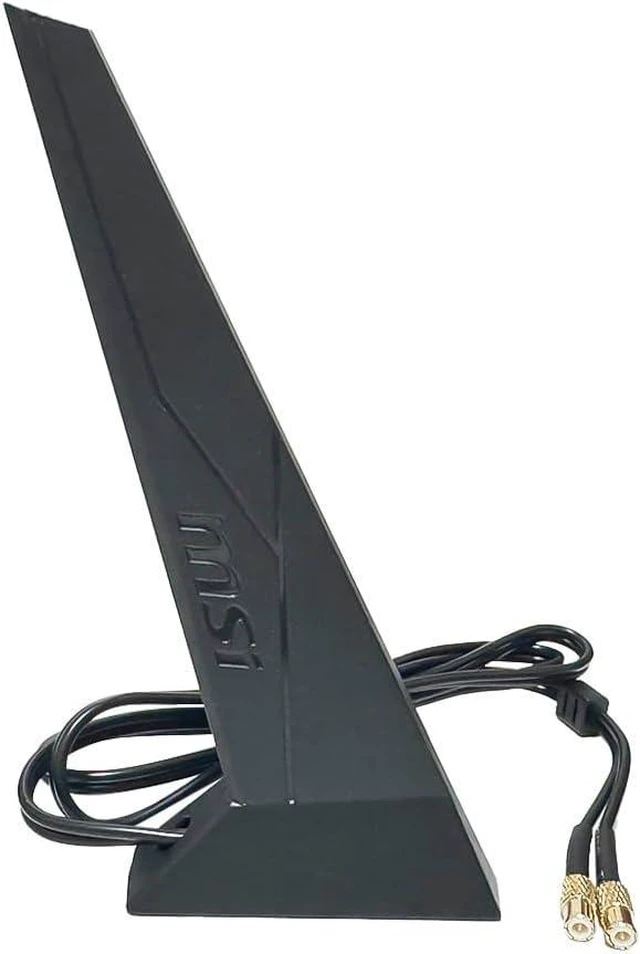 Alt view image 8 of 14 - WiFi 7 Motherboard Magnetic Base Antenna with New Interface for PC Desktop Computer for MSI WiFi7 Motherboard Antennas Black