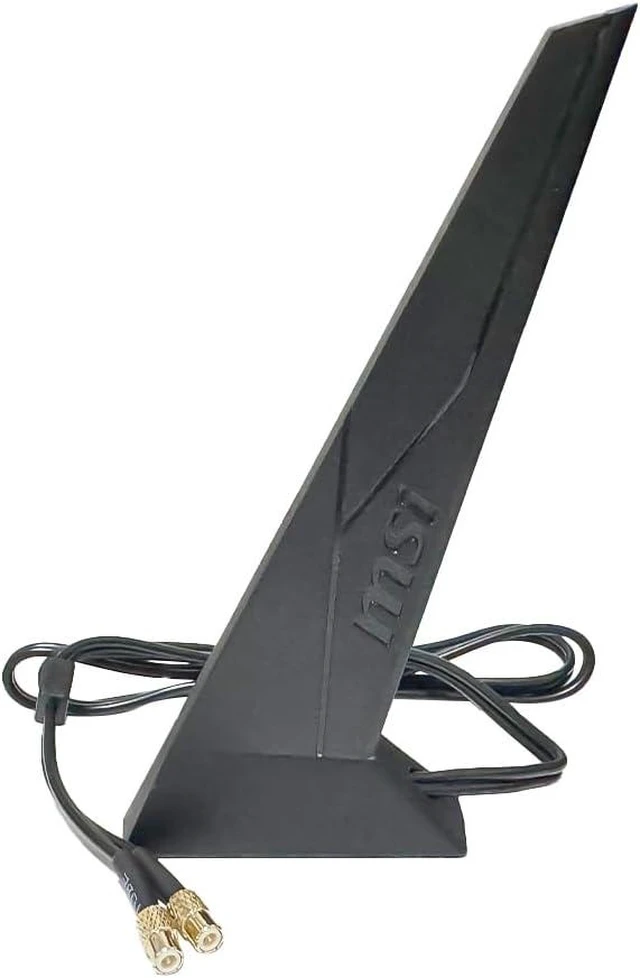 Alt view image 9 of 14 - WiFi 7 Motherboard Magnetic Base Antenna with New Interface for PC Desktop Computer for MSI WiFi7 Motherboard Antennas Black