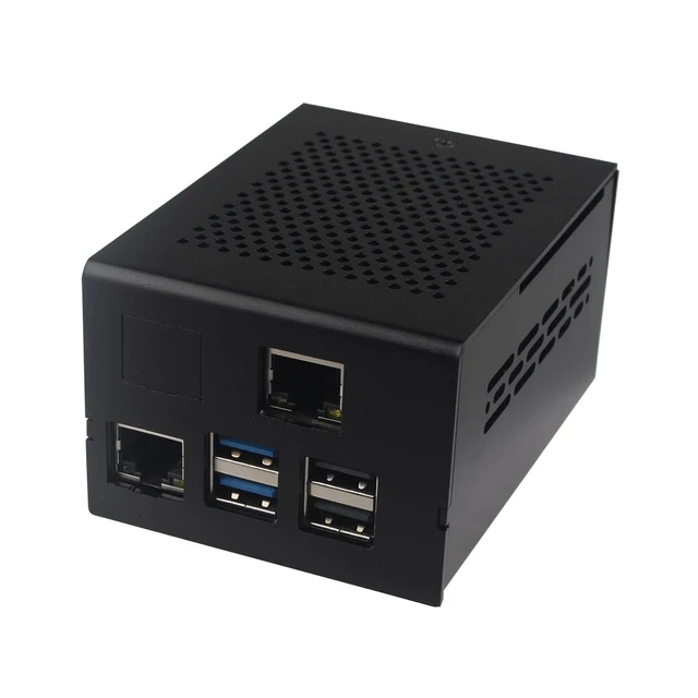 Alt view image 9 of 10 - ZDE ZP593 PCIe to 2.5G Ethernet Port PCIe to M.2 Key-M NVMe SSD HAT Expansion Board with ZC506 Aluminum Case for Raspberry Pi 5 2GB 4GB 8GB 16GB