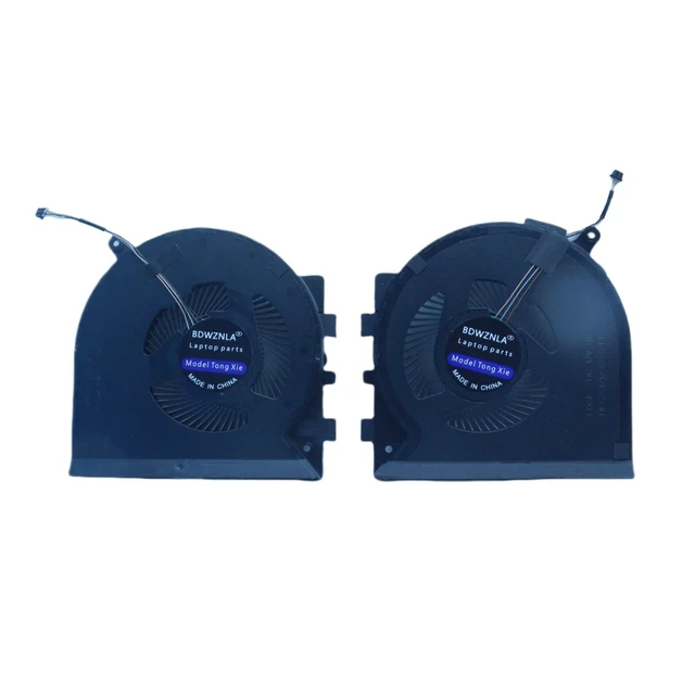 Alt view image 5 of 6 - New CPU+GPU Cooling Fan for Razer Blade 18 RZ09-0484 2023 2024 Series FQAD FQAF DFS2400129S0T DFS2012129S0T DC12V 1A Fan