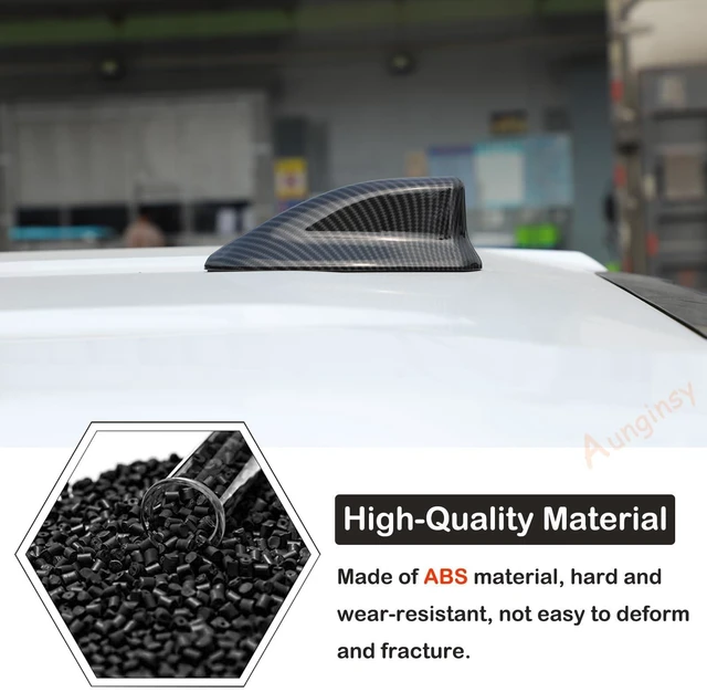 Alt view image 8 of 10 - Car Shark Fin Antenna Cover Trim Fit Toyot@a Tundra/Sequoia 2022-2025 Shark Fin Antenna Cover AM FM Connection Radio Signal Car Roof Aerial Base Radio Signal Waterproof Top Mounted Antenna Accessories