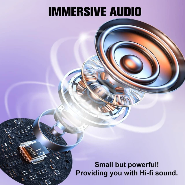 Alt view image 10 of 10 - Invisible Small Hidden Mini Earbuds Wireless Bluetooth Tiny Ear Buds for Smaller Ears Soft In Ear Low-Profile Headphones ENC Noise Cancelling Discreet Small Earphones for iPhone Android Work Sleeping