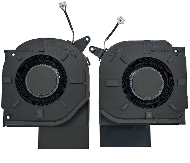 Alt view image 5 of 8 - LANDALANYA Replacement Fan for HP OMEN 9 Slim 16-WF 16-WD 16-XF 16-XF0033DX 16-WF0083DX TPN-C167 TPN-C170 Series EG75071S1-C300-S9A N44737-001 EG75071S1-C310-S9A ND8CC21-22H17 ND8CC22-22H18 DC12V