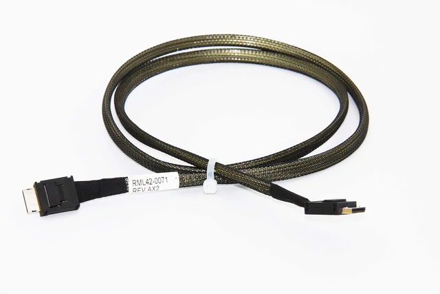 Alt view image 8 of 10 - OCulink 4X to OCulink 4X,SFF-8611 to SFF-8611 Cable 100cm