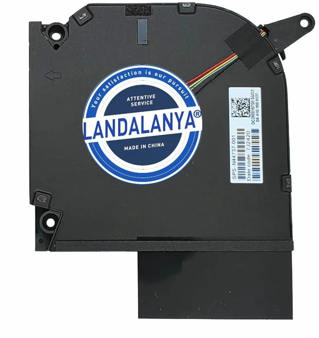 Alt view image 8 of 8 - LANDALANYA Replacement Fan for HP OMEN 9 Slim 16-WF 16-WD 16-XF 16-XF0033DX 16-WF0083DX TPN-C167 TPN-C170 Series EG75071S1-C300-S9A N44737-001 EG75071S1-C310-S9A ND8CC21-22H17 ND8CC22-22H18 DC12V