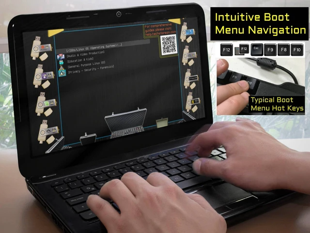 Alt view image 7 of 10 - Linux 8-in-1 Multi-Boot USB Flash Drive Best Linux OS Collection Set with Ubuntu, Fedora, Tails, Elementary, Kubuntu & More Bootable Live or Install on Any PC