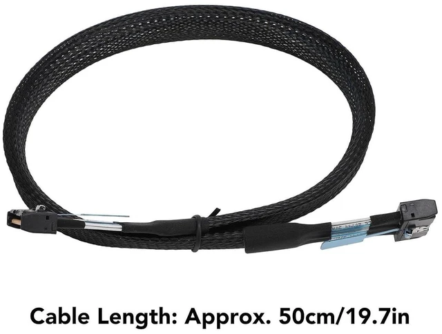 Alt view image 14 of 14 - Mcio 8I to Mcio 8I Cable - High Speed Pcie 5.0 74Pin, 32 Gt S, Mcio X8 to Mcio X8, Ideal for Servers & Data Centers, 19.7in Length