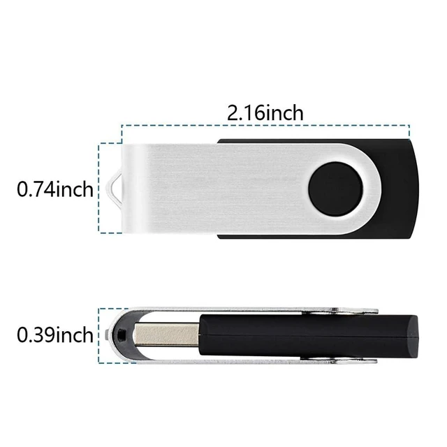 Alt view image 10 of 10 - 16GB Flash Drive 10 Pack USB Flash Drive 16 gb UBIOER Thumb Drive Memory Stick Pen Drives Jump Drive for Data Storage, File Sharing USB 2.0, 10 Colors (16G)