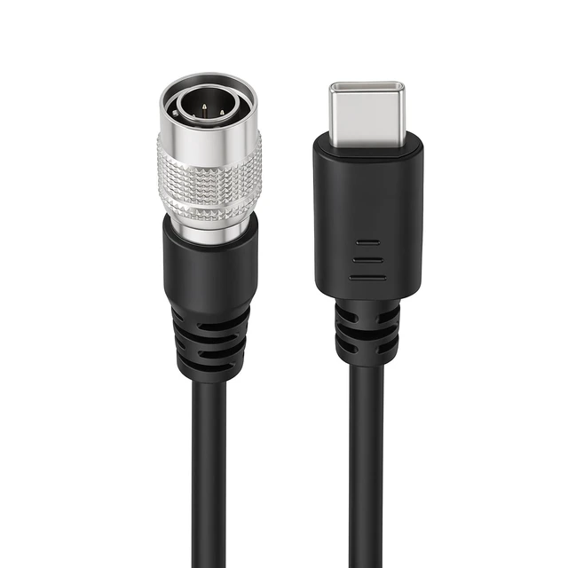 Alt view image 4 of 6 - HangTon PD Power Bank 12V USB C to Hirose 4 Pin Power Cable for Zoom F4 F8 F8N Audio Recorder