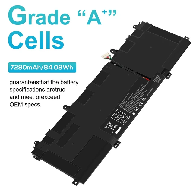 Alt view image 10 of 10 - ASUNCELL SU06XL L29184-005 Battery for HP Spectre X360 Convertible 15-df0013dx 15-df1043dx 15-df0033dx 15-df1033dx 15-df1045nr 15-df0069nr 15t-df000 15-df0xxx 15-df1xxx 15-DF 15T-DF Series SU06084XL