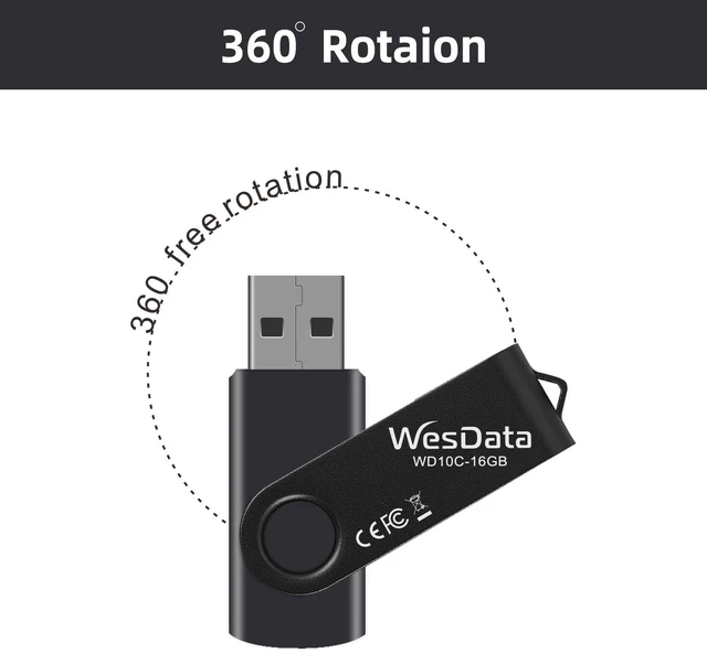 Alt view image 8 of 10 - 10 Pack 16GB Flash Drives with 2 USB C Adapters, Thumb Drive, Memory Stick Compatible with PC, Laptops, Mac and Adapters for USB C Devices (10 Mixed Color)