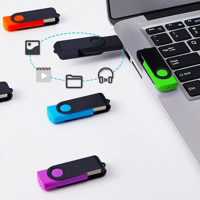Alt view image 10 of 10 - 10 Pack 16GB Flash Drives with 2 USB C Adapters, Thumb Drive, Memory Stick Compatible with PC, Laptops, Mac and Adapters for USB C Devices (10 Mixed Color)