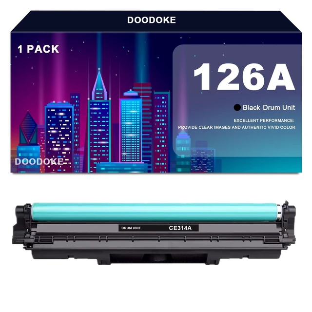 Alt view image 6 of 10 - 126A CE314A Black Imaging Drum Unit Compatible for HP Pro MFP M176n M177fw M275 M175a M175nw MFP CP1025 Color CP1025nw CP1025 Standard Printer, ^^ 14,500 Pages ^^ 1x Pack