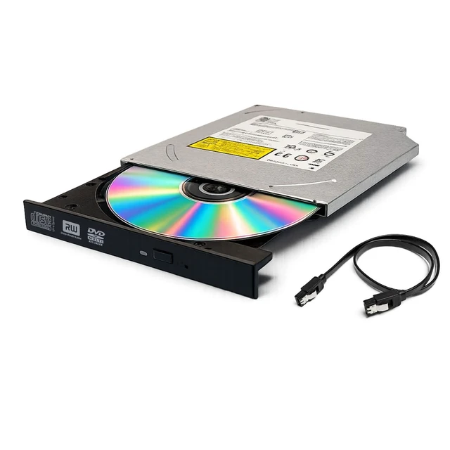 Alt view image 6 of 10 - POINWER 12.7mm Slim DVD RW SATA Optical Drive, Internal DVD+RW CD-RW Burner, Replacement for Dell Optiplex 390 790 990 3010 3020 7010 7020 9010 9020 Small Form Factor SFF, 41G50