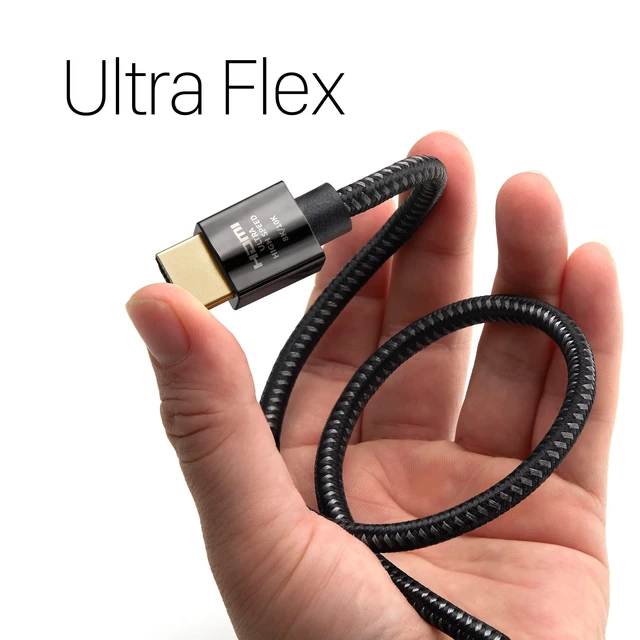 Alt view image 9 of 10 - Zeskit X-Tech 48Gbps Ultra High Speed HDMI Cable 10ft, 8K60 4K120 144Hz eARC HDR HDCP 2.2 2.3 Compatible with Dolby Vision Apple TV 4K Roku Sony LG Samsung Xbox Series X RTX 3080 PS4 PS5
