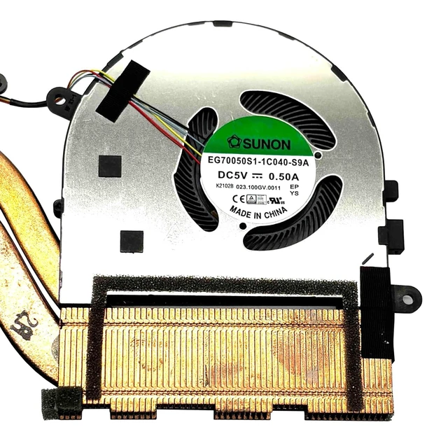 Alt view image 8 of 8 - New Genuine CPU Cooling Fan wiht heatsink Replacement for Lenovo Yoga C940-15IRH Laptop (Type 81TE) C940-15, P/N: 5H40S19977
