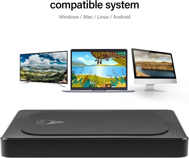 Alt view image 10 of 14 - Aiolo Innovation 500GB External Hard Drive Ultra Slim Portable HDD-USB 3.0 for PC, Mac, Laptop, PS4, Xbox one,Xbox 360 HD-A4