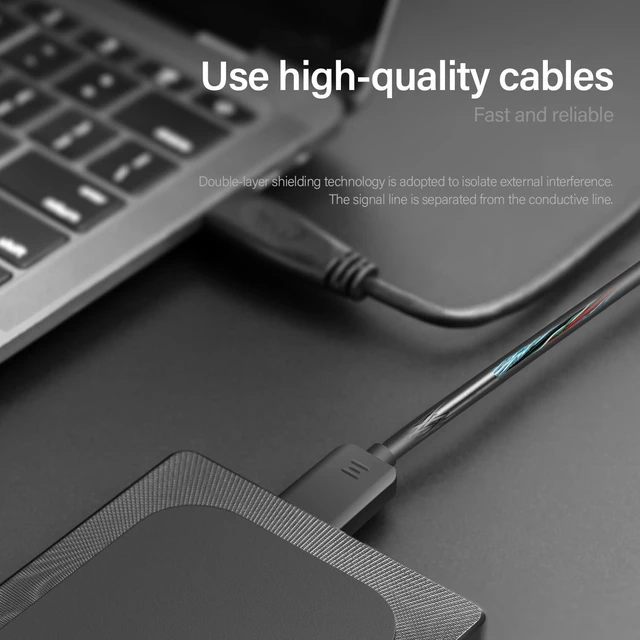 Alt view image 14 of 14 - Aiolo Innovation 500GB External Hard Drive Ultra Slim Portable HDD-USB 3.0 for PC, Mac, Laptop, PS4, Xbox one,Xbox 360 HD-A4