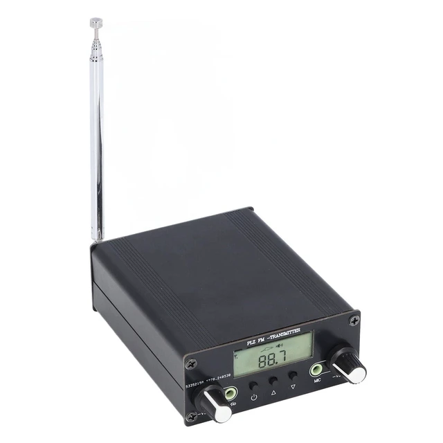 Alt view image 8 of 10 - DC12V 0.5W FM Transmitter,Stereo Mini Radio Station with Mic Sound Jack for Theaters Homes Libraries