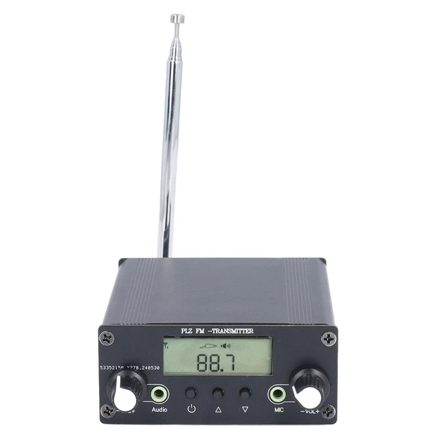 Alt view image 6 of 10 - DC12V 0.5W FM Transmitter,Stereo Mini Radio Station with Mic Sound Jack for Theaters Homes Libraries