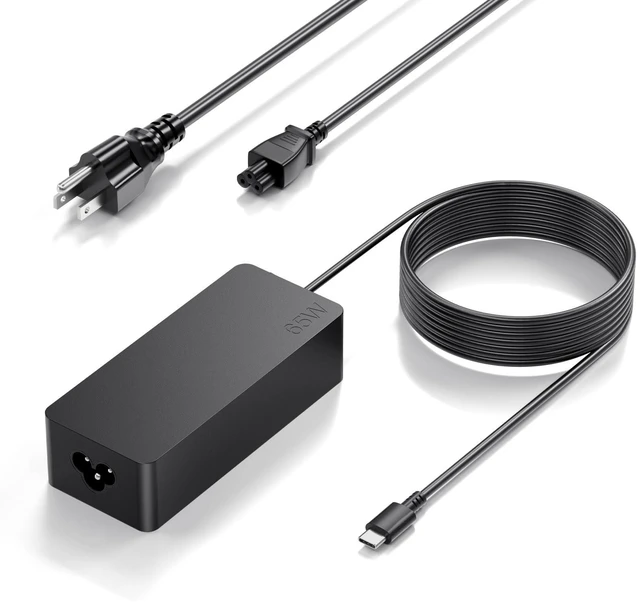 Alt view image 6 of 10 - Dongerdi 65W USB-C Charger Fit for Acemagic AX15 AX16, Nimo N151 N151S N152 N153 N154 15.6" N171 17.3" Laptop