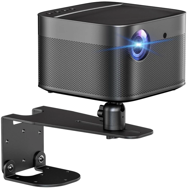 Alt view image 6 of 10 - PUTORSEN Projector Wall Mount - Projector Wall & Ceiling Mount with 1/4 Screw, 22 lb Wall & 13.2 lb Ceiling Load Capacity, 360 Rotation & 5 inch Adjustment, for Home Theater/Office/Conference Room