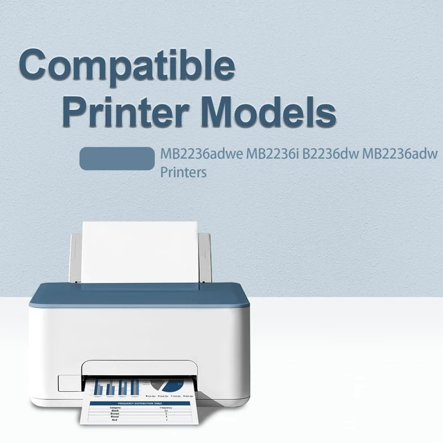 Alt view image 7 of 10 - B/MB2236 B220Z00 Imaging Unit Compatible with Lexmark B220Z00 Imaging Unit MB2236adwe MB2236i B2236dw MB2236adw Printers(1Pack,Black)