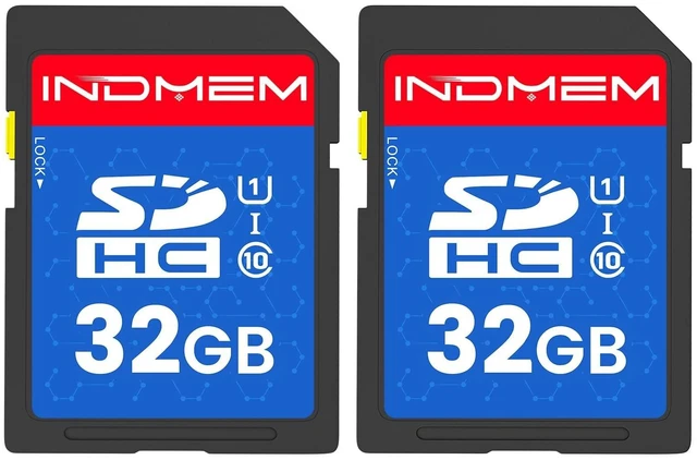 Alt view image 6 of 10 - 32GB SD Card, 2 Pack SDHC Memory Cards UHS-I U1 Class 10 High-Speed Full HD Video, Secure Digital Cards Compatible with Cameras, HD Camcorders, DSLR and PC, 32GB(2pc)