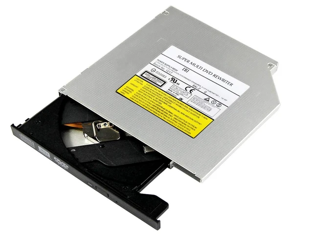 Alt view image 7 of 10 - OSGEAR Internal 9.5mm slim SATA 8x DVDRW CD DVD RW Rom Burner Writer Laptop PC Optical Drive Device Tray Loading