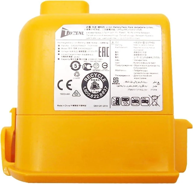 Alt view image 8 of 14 - LG A9 Battery Replacement for LG Cord Zero A9 A9+ A905 A908 A902RM 51.1Wh 2.0