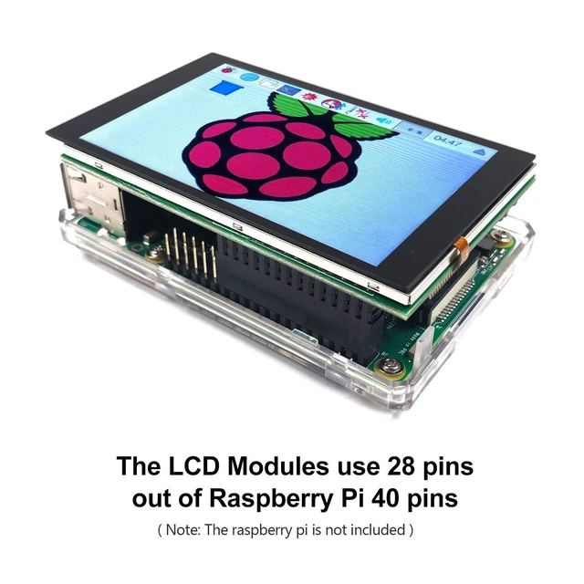 Alt view image 8 of 10 - innomaker Raspberry Pi LCD Display TFT Capacitive Touch Screen 3.5 Inch 320480 for Rasp Pi 5 4 3 B+ Raspberry pi x Display Terminals