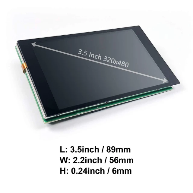Alt view image 10 of 10 - innomaker Raspberry Pi LCD Display TFT Capacitive Touch Screen 3.5 Inch 320480 for Rasp Pi 5 4 3 B+ Raspberry pi x Display Terminals