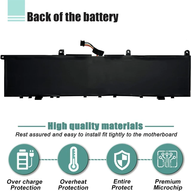 Alt view image 11 of 14 - L17C4P72 L17M4P72 L18M4P71 Laptop Battery Compatible with Lenovo ThinkPad X1 Extreme 1st Gen/2nd Gen ThinkPad P1 1st Gen/P1 Gen 2 Series Notebook SB10Q76928 01AY968 SB10S57317 01YU911