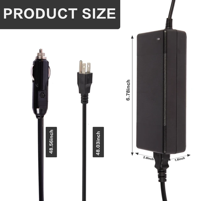 Alt view image 8 of 10 - 12V 10A Cigarette Lighter Plug AC/DC Power Converter Adapter for GMG Green Mountain Grills DB/JB Davy Crockett P-1001, P-1235,P-1012, GMG-ADP10A, P-1266, P-1283, P-1295