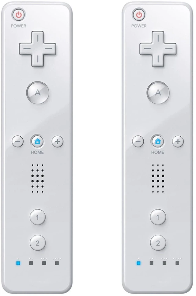 Alt view image 8 of 14 - 2 Pack Remote Controller for Nintendo Wii/Wii U, with Silicone Case and Wrist Strap