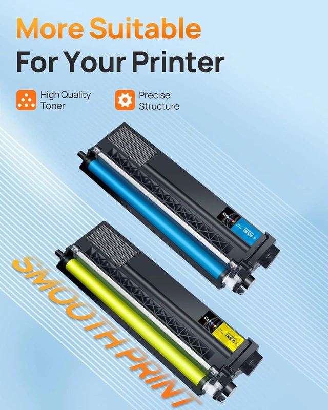 Alt view image 12 of 14 - E-Z Ink Compatible Toner Cartridge Replacement for Brother TN336 Toner Cartridges TN331 TN-336 TN-331 TN315 to Use with MFC-L8850CDW HL-L8350CDW MFC-L8600CDW HL-4150CDN MFC-9970CDW (BCMY, 4 Pack)