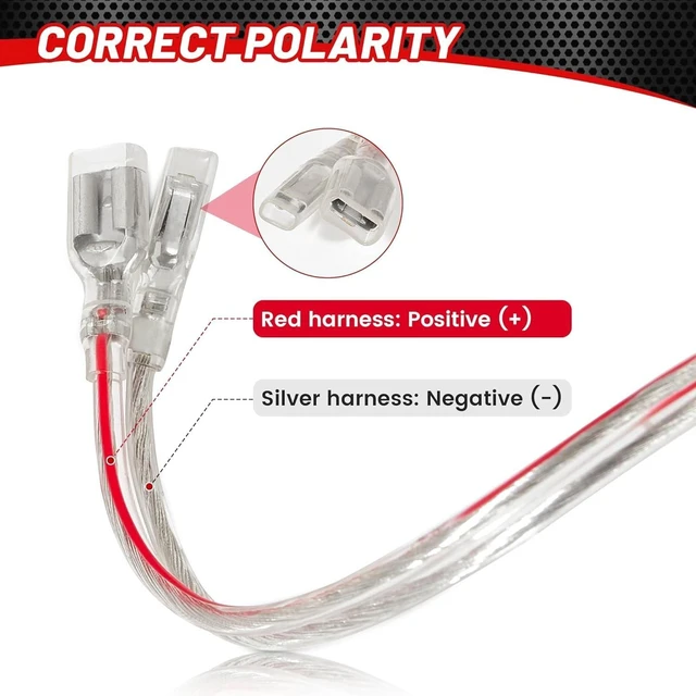 Alt view image 10 of 10 - RED WOLF 4PCS 6.5 Inch Speaker Adapter Spacer Ring w/Speaker Wiring Harness Plug Replacement for GMC Sierra/Chevy Silverado/Buick 1995-2012, Cadillac 1988-1999 Aftermarket Door Speaker Bracket Kit