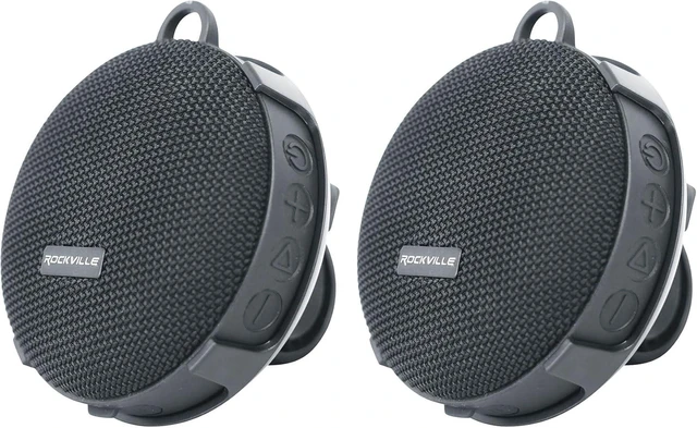 Alt view image 8 of 14 - Rockville R-GO 16 Watt Waterproof Portable Bluetooth Speaker with Bicycle Bar Mount, Enhanced Sound, Long Battery Life, and Hands-Free Calling