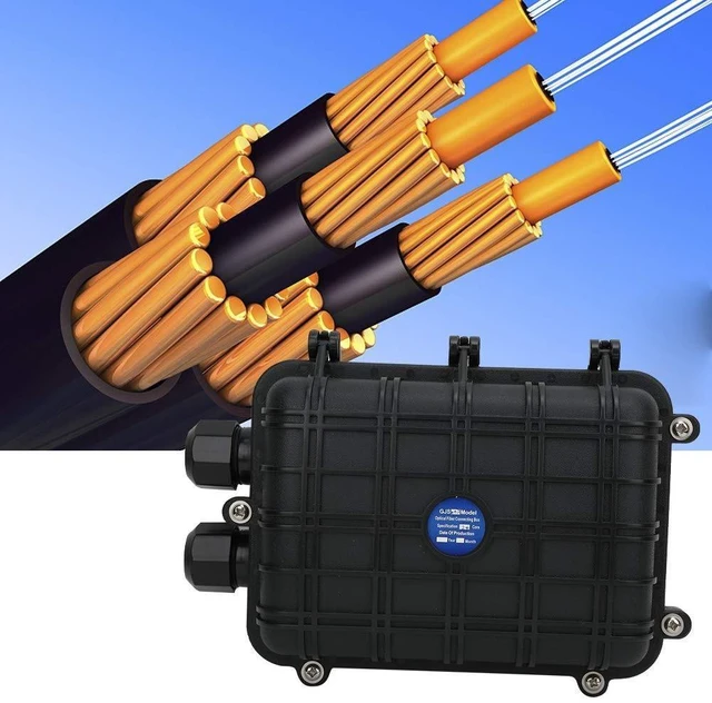 Alt view image 7 of 10 - Fiber Optic Splice Enclosure, Optical Fiber Splice Box IP68Horizontal for Pipeline(24 core)