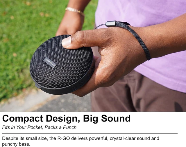 Alt view image 9 of 14 - Rockville R-GO 16 Watt Waterproof Portable Bluetooth Speaker with Bicycle Bar Mount, Enhanced Sound, Long Battery Life, and Hands-Free Calling