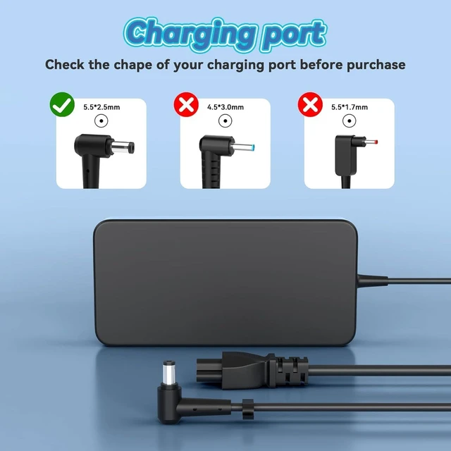 Alt view image 8 of 12 - 120W 110W Charger Compatible with Panasonic Toughbook CF-74KDMDZ2M CF-D1 40 55 G2 FZ-Y1 FZ-40 FZ-40A FZ-55 FZ-55A FZ-55A0601VM FZ-55A0601VM-CB FZ-55C FZ-55CA60CVM FZ-G2