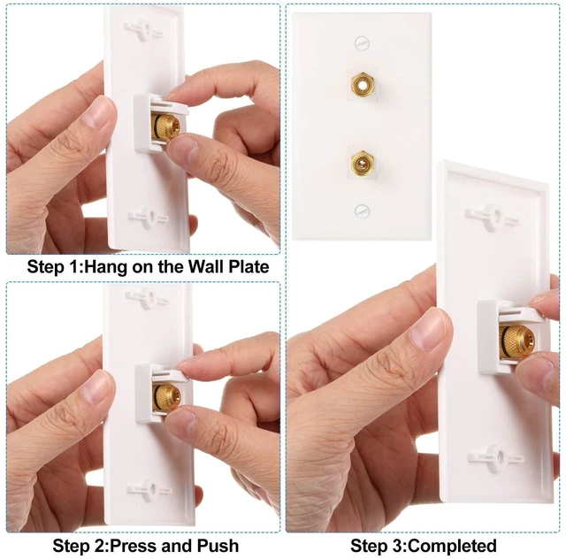 Alt view image 8 of 10 - Weewooday Banana Jack Binding Post Keystone Jack Insert, Black and Red Rings Audio Speaker Keystone Connector Screw Type Inline Coupler for Wall Plate Outlet Panel(24 Pieces)